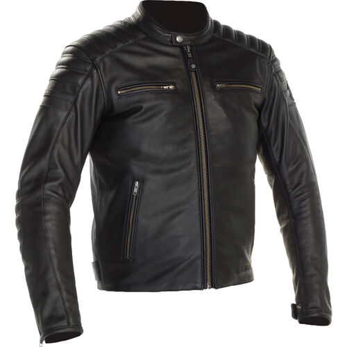 Vestes de moto en cuir Richa Daytona 2 Veste en Cuir Noir