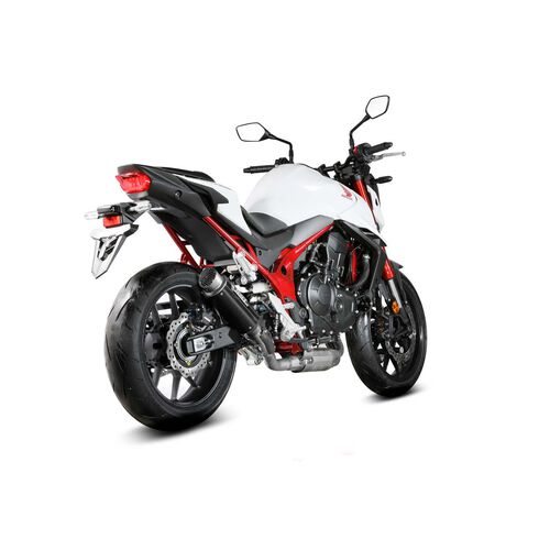 Motorrad Auspuffanlagen & Endschalldämpfer MIVV Auspuff GP Pro Carbon für Honda CB 750 Hornet Silber