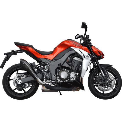 Motorrad Auspuffanlagen & Endschalldämpfer Exan X-Black EVO Auspuff Paar für Kawasaki Z 1000 2014-2016