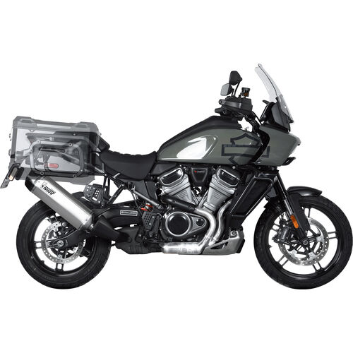 Motorrad Auspuffanlagen & Endschalldämpfer MIVV Speed Edge Auspuff HD.003.LRT Titan für Harley Pan America