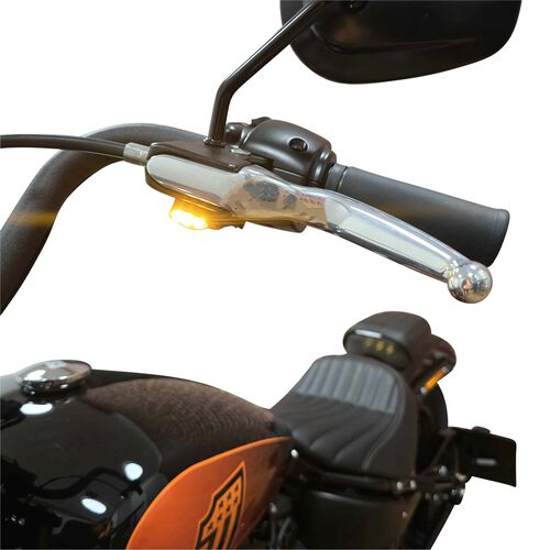 Motorrad LED Blinker Kellermann LED Armaturenblinker Dash M links für Harley-Davidson Neutral