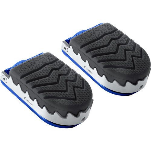 Motorcycle Footrests & Foot Levers Rizoma footpegs Ø22mm Escape without adapter joints!! PE641U blue White
