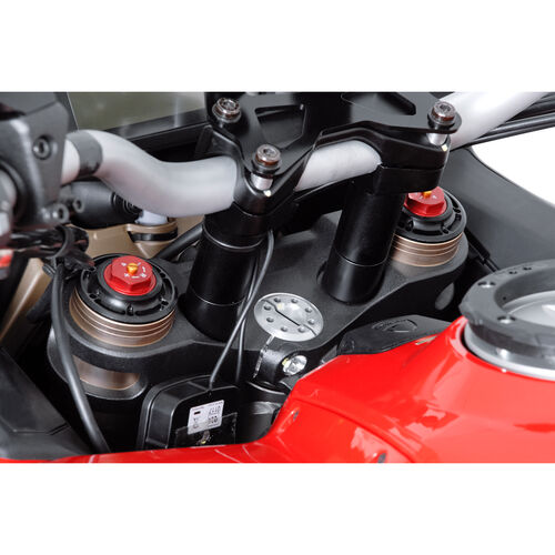 Handlebar riser SW-MOTECH handlebar high up EE 30mm LEH.22.039.10001/B for Ducati blac Neutral