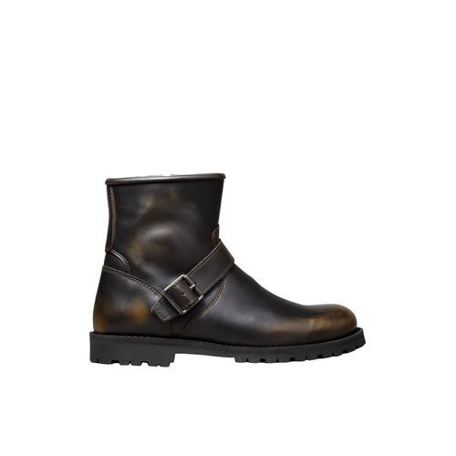 Hommes Chaussures et bottes de moto Chopper & Cruiser Belstaff Trialmaster Bottes de moto en cuir Brun