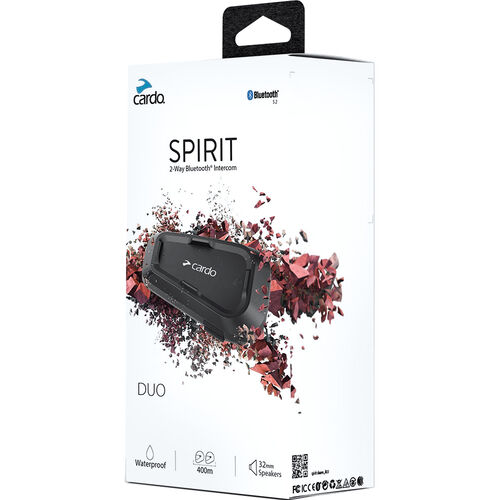 Système de communication pour casque Cardo Spirit Duo Neutre