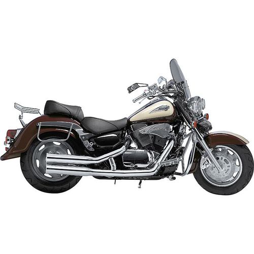 Motorcycle Exhausts & Rear Silencer Falcon Double Groove exhaust 2-2 VL 1500 Intruder polished