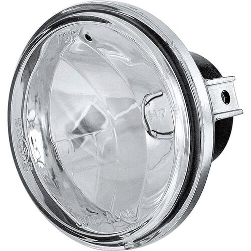 Motorcycle Headlights & Lamp Holders Shin Yo H7 Low beam headlight insert, clear glass Ø90mm (3 1/2") Blue