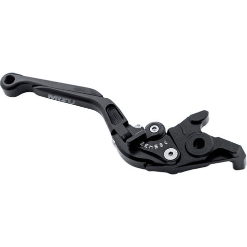 Motorrad Bremshebel Mizu Bremshebel einstellbar/klappbar GP Alu HR01 schwarz Neutral