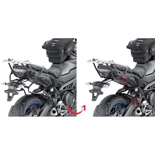 Side Carriers & Bag Holders Givi Rapid side rack Monokey® Side nGT  PLXR2139 for Yamaha Neutral