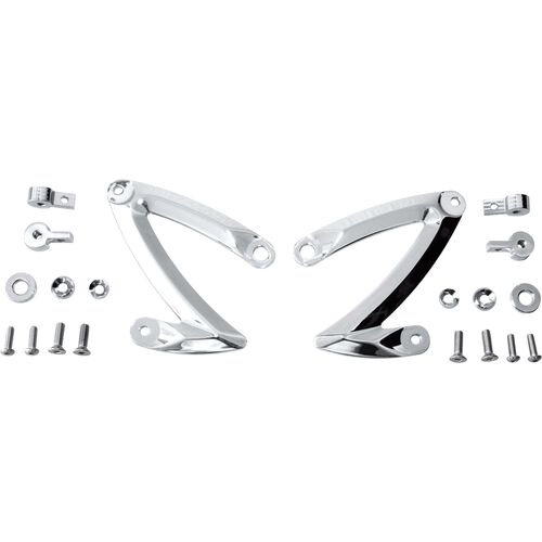 Other Attachement Parts Highsider Z-Style lamp bracket alu without clamps chrome