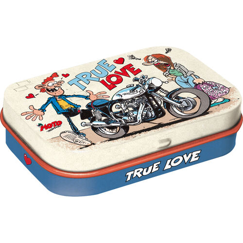 Motorrad Aufbewahrungsdosen Nostalgic-Art Pillendose MOTOmania - True Love Neutral