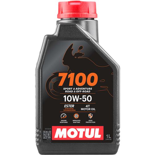 Motorcycle Engine Oil Motul Fully synthetic motor oil 7100 4T 10W-50 1 liter Neutral