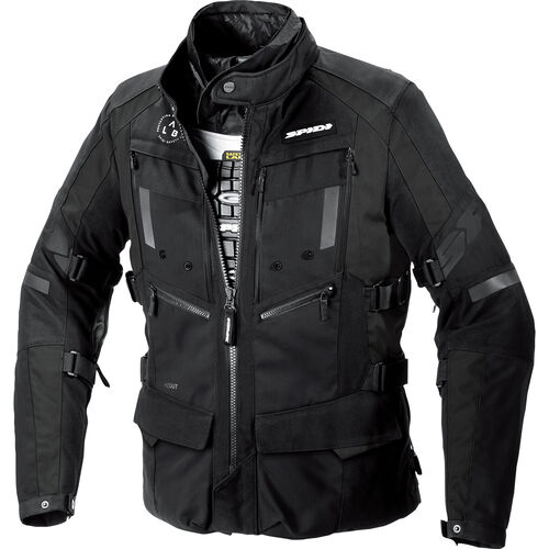 Motorrad Textiljacken SPIDI 4 Season Evo H2Out Textiljacke Schwarz