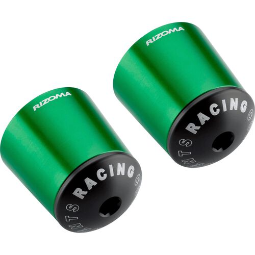 Handlebars, Handlebar Caps & Weights, Hand Protectors & Grips Rizoma handlebar ends for OEM MA510V green Neutral