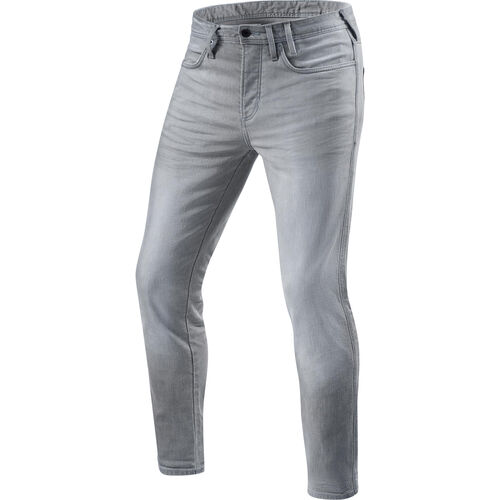 Motorcycle Denims REV'IT! Piston 2 SK Jeans Grey