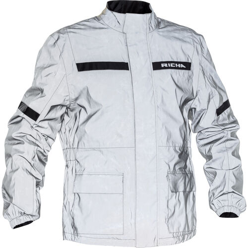 Vêtements de pluie moto Richa Rain Flare Veste de Pluie Gris