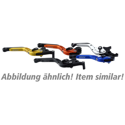 Motorcycle Brake Levers Mizu brake lever adjustable/folding GP Alu YR05 titanium Neutral