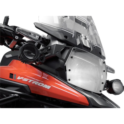 Phares & supports de phare de moto SW-MOTECH Hawk projecteur cadre support set pour Suzuki DL 1050 V-Stro Noir