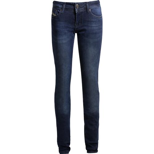 Women Motorcycle Denims John Doe Betty High Lady Jeans Pants Blue