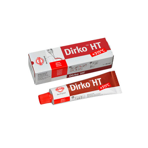 Dichten, Kleben & reparieren Elring Dirko-HT Silikon Dichtmasse dauerelastisch, bis 315°C 70 ml Neutral