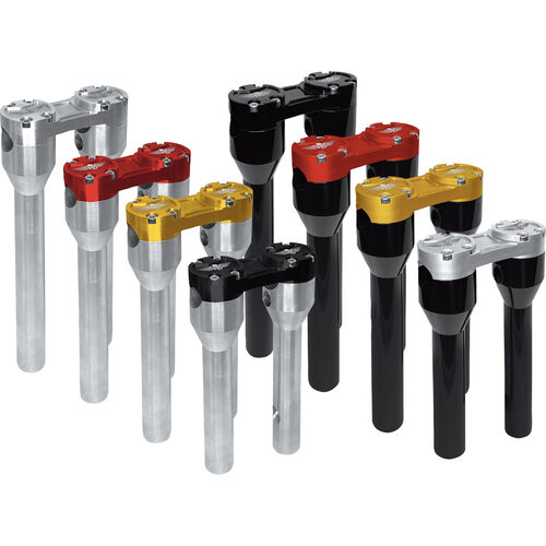Lenker, Lenkerenden, Handprotektoren & Griffe HeinzBikes Clubstyle Straight Risers für 25,4mm/1" 20cm/8" schwarz