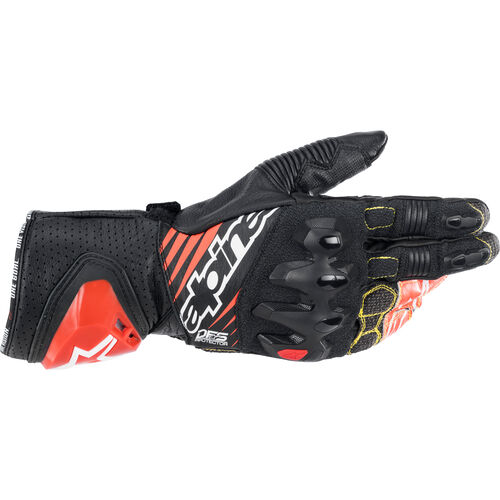 Motorradhandschuhe Sport Alpinestars GP Tech V2 Handschuh lang Rot
