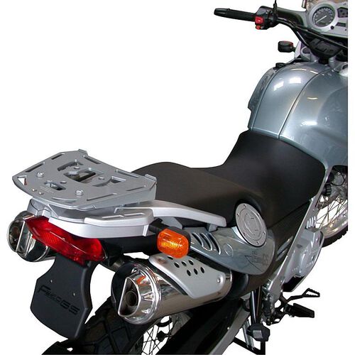 Luggage Racks & Topcase Carriers SW-MOTECH QUICK-LOCK Alu-Rack silver for BMW F/G 650 GS 2000-2015 Grey