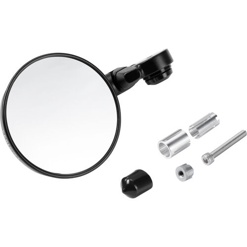 Hashiru handlebar end mirror ST28 for 13-18+28mm Ø105mm