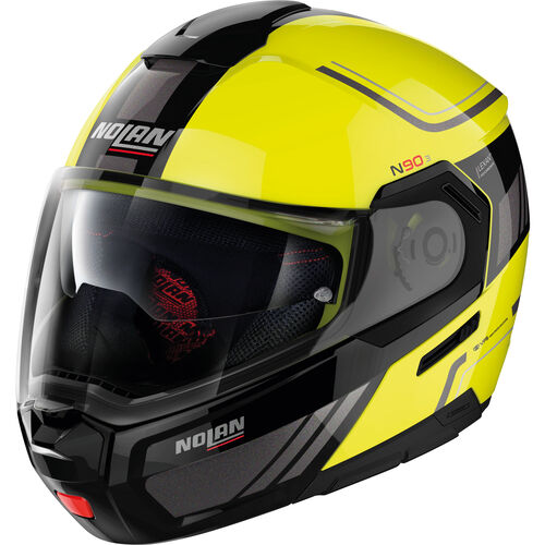 Casques à rabat Nolan N90-3 n-com Jaune