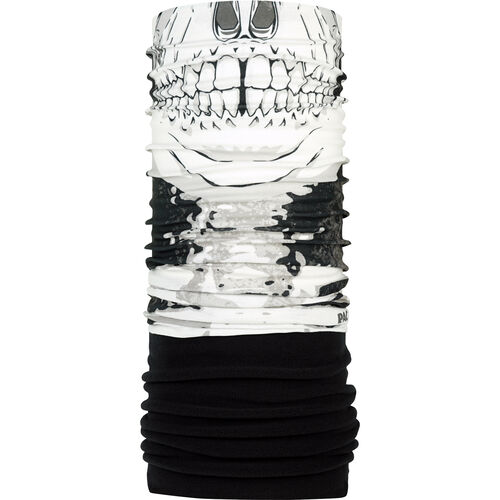P.A.C. Multifunktionstuch schwarz/weiß kaufen Recycled POLO - Head Fleece Motorrad Skull