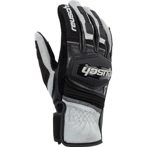 Femmes Gants de moto Tourer Reusch Outsprint Gants en cuir/textile courts femme Gris