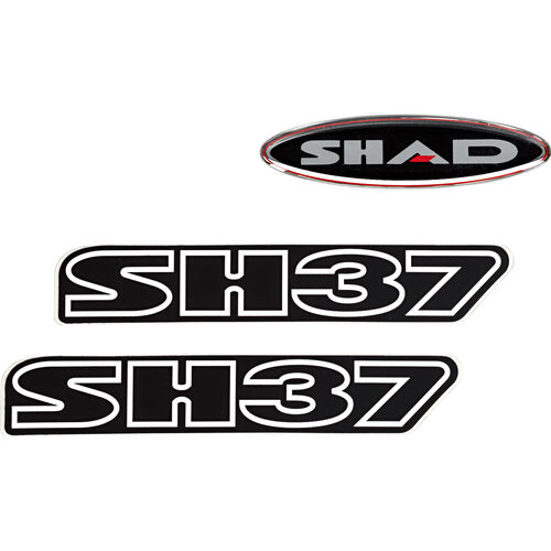 Topcase Shad Ersatz Aufkleberset D1B37ETR für SH37 Neutral
