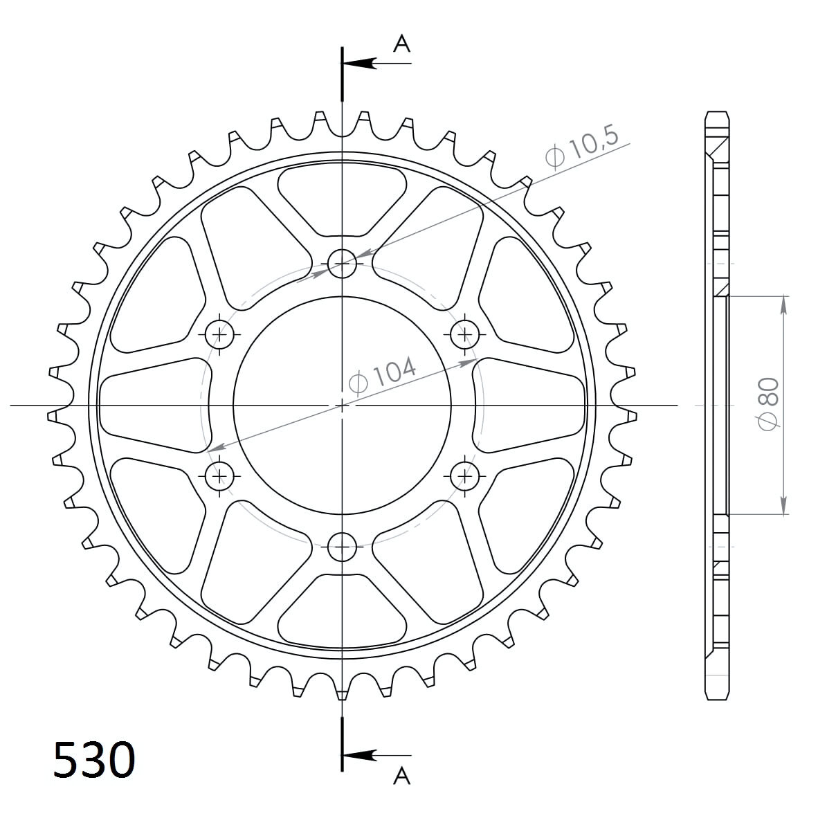 chainkit 530VX3 Niet X 16/41/110 for Kawasaki ZX-9 R 1998-20