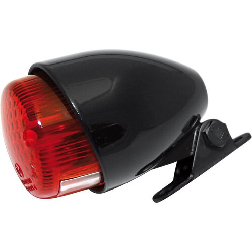 Motorcycle Rear Lights & Reflectors Shin Yo taillight Texas 12V,21/5W with swiveling holder black Neutral