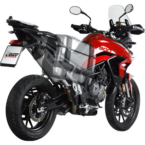 Motorrad Auspuffanlagen & Endschalldämpfer MIVV Speed Edge Auspuff T.018.LRX silber für Tiger 900 2020-