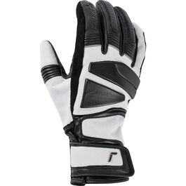 Motorradhandschuhe Roller Reusch Stormrider Leder/Textilhandschuh lang Grau