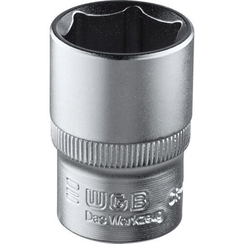 Tournevis & douilles à embout WGB 12,5mm (1/2") insert de clé à douille hexagonale SW24  32x38 Rouge