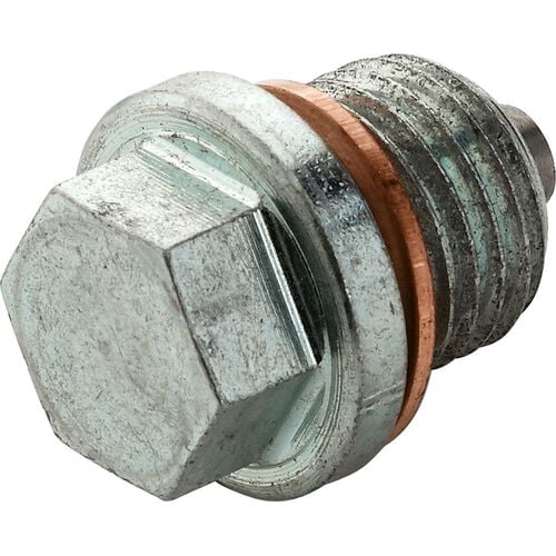 Accessoires & pièces de rechange pour filtres et tuyaux de moto Hi-Q Tools bouchon de vidange d'huile magnétique M14x1,5, SW13, 11mm Noir