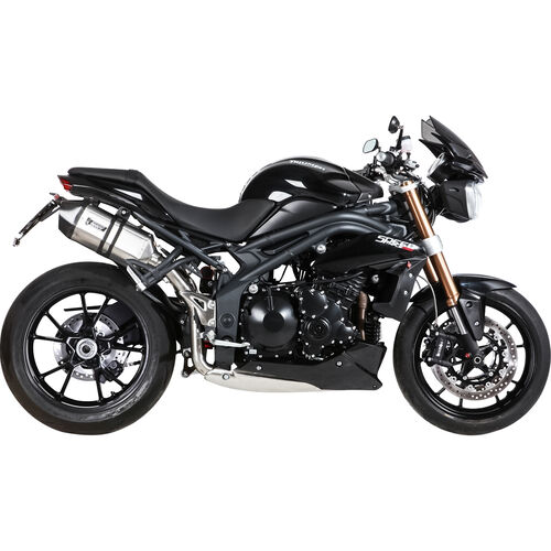 Motorcycle Exhausts & Rear Silencer MIVV Speed Edge exhaust pair silver AT.012.LRX for SpeedTriple NV