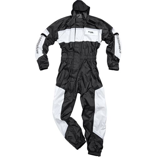 Vêtements de pluie moto FLM Ensemble de pluie une-pièce Blanc