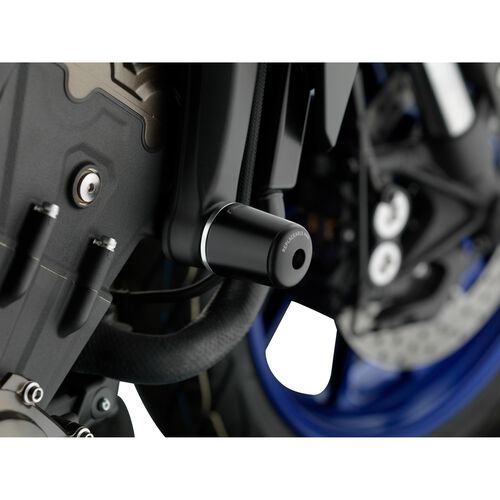 Motorrad Sturzpads & -bügel Rizoma Sturzpads B-Pro PM219A für Yamaha MT-09 2017- schwarz/silber
