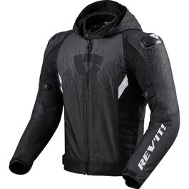 Vestes de moto en textile REV'IT! Quantum 2 H2O Veste Textile Gris