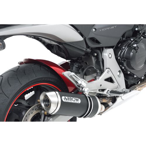 Motorcycle Exhausts & Rear Silencer Arrow Exhaust Thunder exhaust CB/CBR 600 07-/11- alu black/stainless