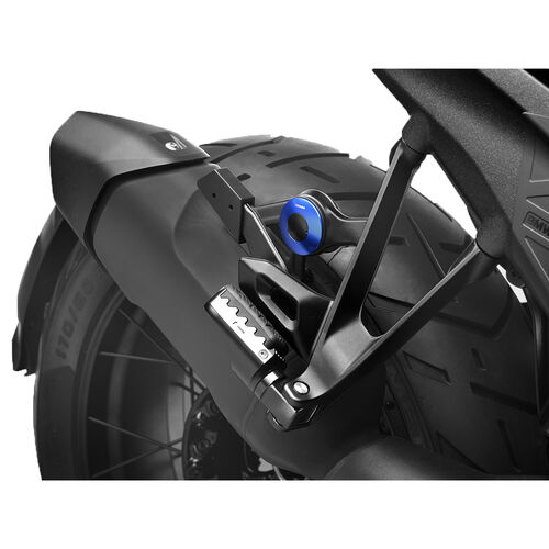 Motorrad Abdeckungen & Deckel Rizoma Abdeckung für OEM Auspuffbefestigung ZBW114U blau für BMW Schwarz