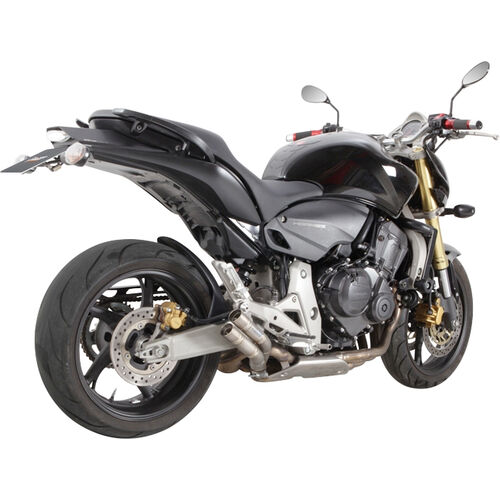 Motorrad Auspuffanlagen & Endschalldämpfer MIVV Double Gun Auspuff H.038.LDG Titan für Honda CB/CBR 600 Neutral