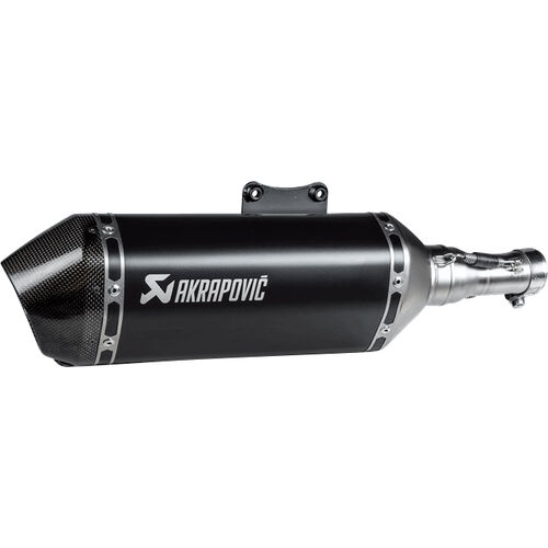 Motorcycle Exhausts & Rear Silencer Akrapovic Exhaust Slip-On stainless steel black for Vespa Primavera/Sprint