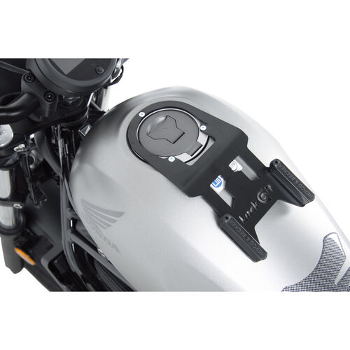 Motorcycle Tank Bags - Quicklock Hepco & Becker Lock-it tank ring special for Honda CMX 500 Rebel Red
