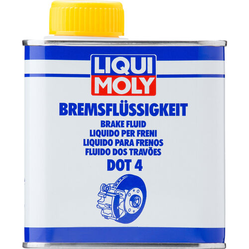 Motorrad Bremsflüssigkeit Liqui Moly Bremsflüssigkeit Brake Fluid DOT 4 Glykol 500 ml Neutral