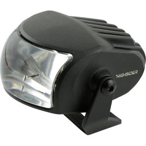 Motorcycle Headlights & Lamp Holders Highsider LED headlight alu Comet low = dipped headlight black White