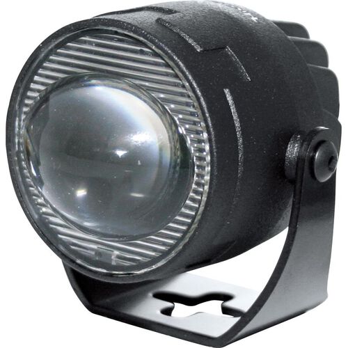 Phares & supports de phare de moto Highsider Feu de croisement LED Highsider Satellite 44 mm Blanc